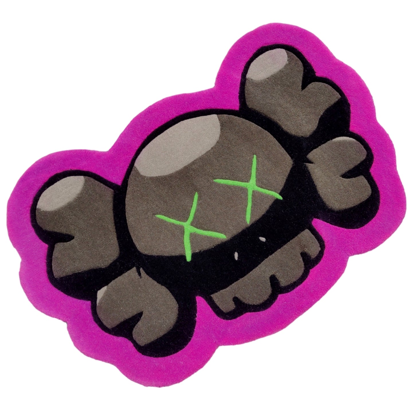 KAWS (Neon Black) Custom Rug