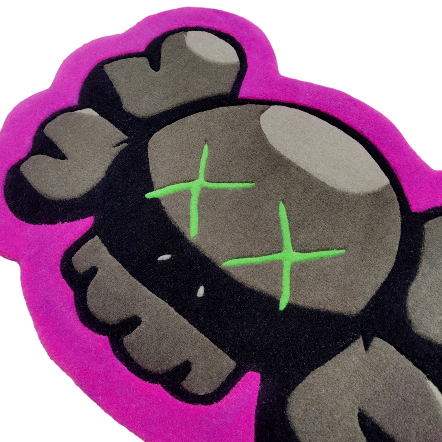 KAWS (Neon Black) Custom Rug