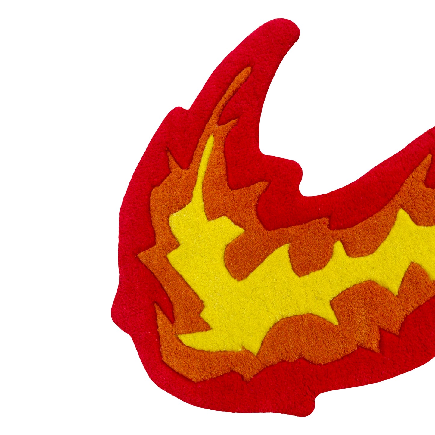 Swoosh (Fire Red) Custom Rug