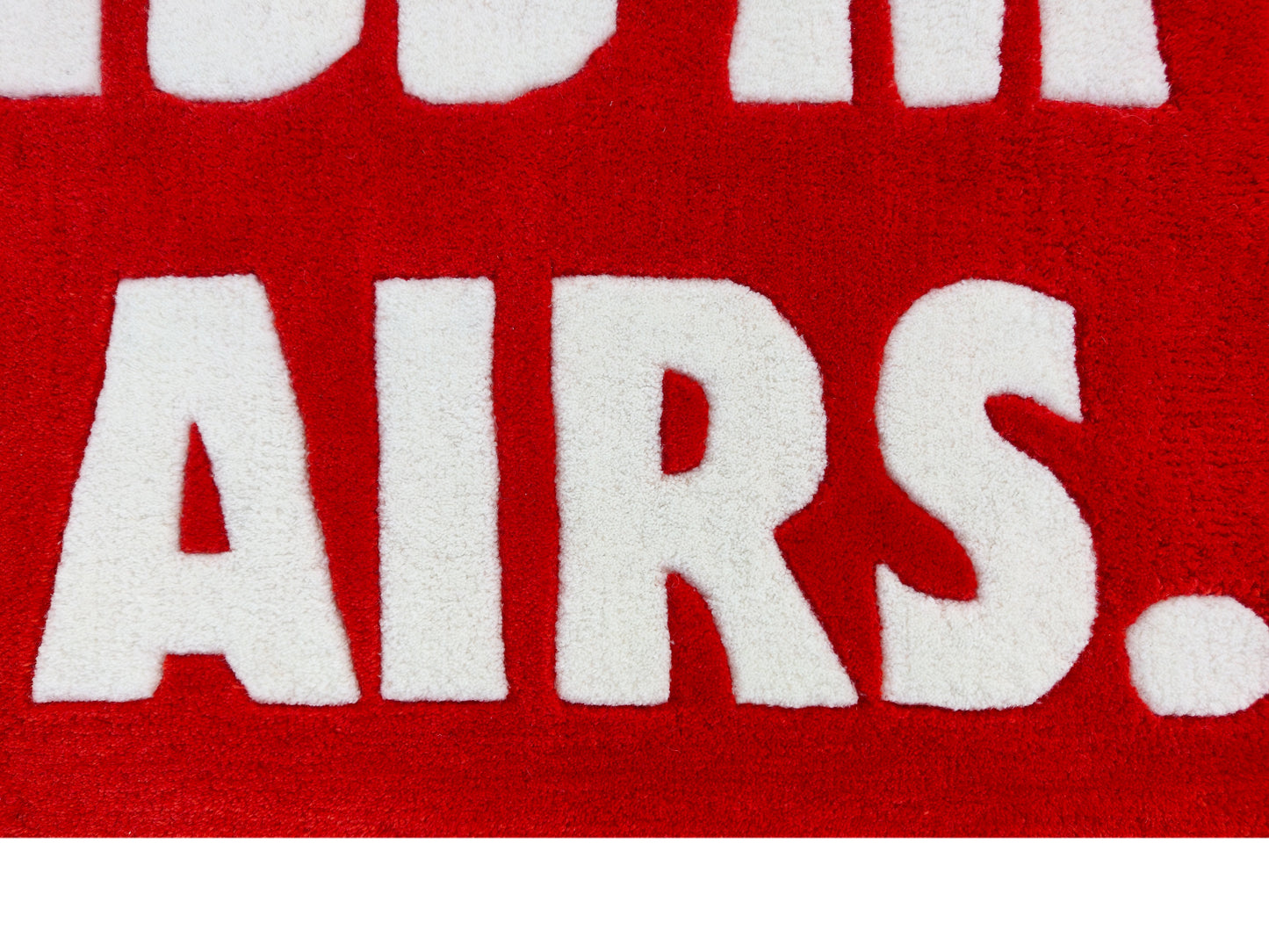 Kiss My Airs (Candy Apple Red) Custom Rug