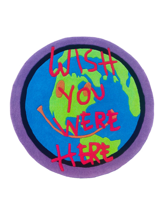 "Wish You Were Here" Custom Rug