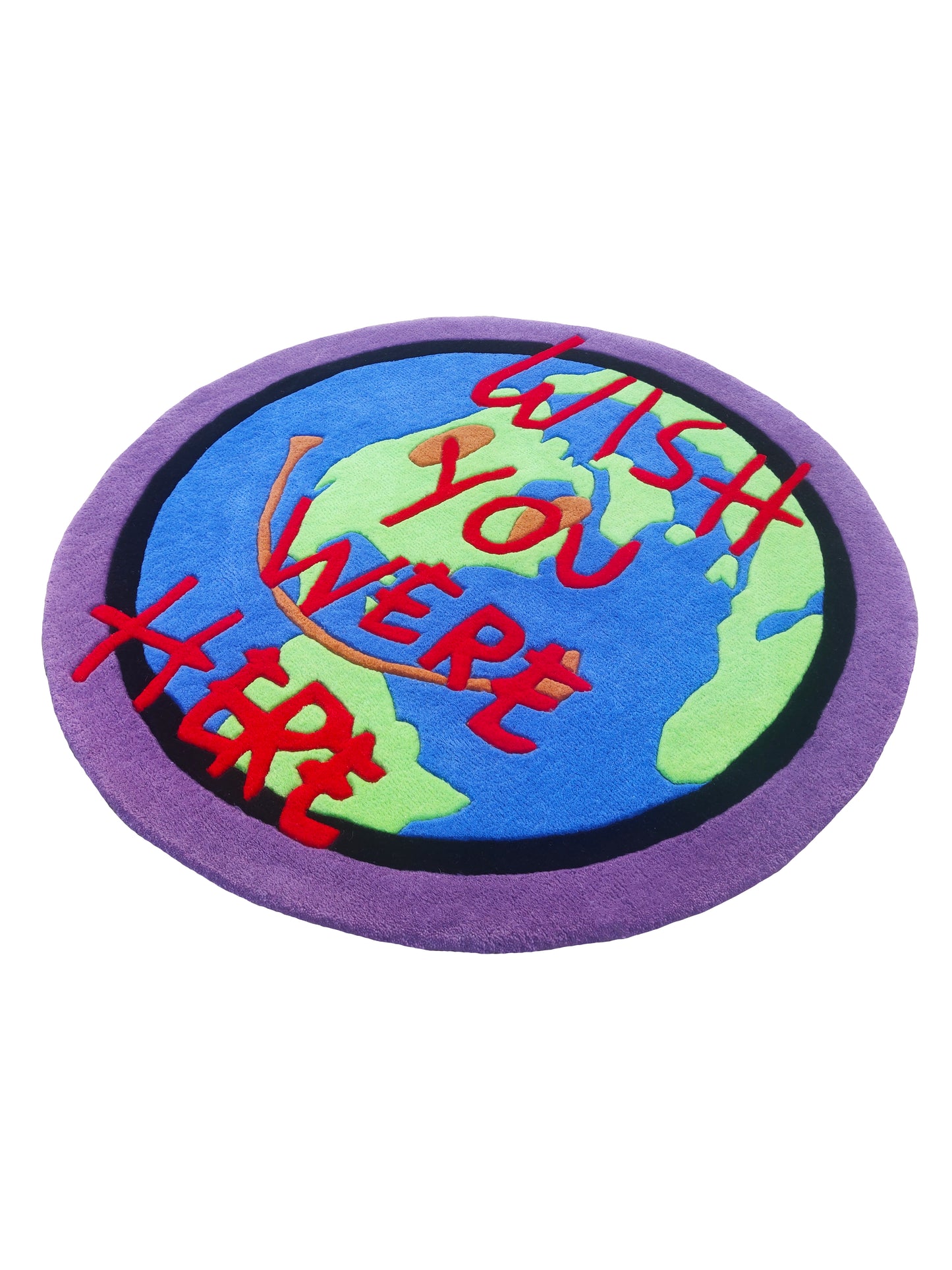 "Wish You Were Here" Custom Rug